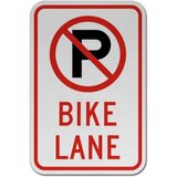 No Parking Bike Lane